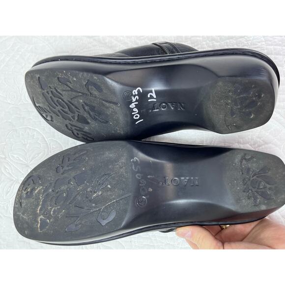 Paul Green Jansen Black Leather Lace Up Heel Suede Sandals - Size 8 - Picture 5 of 11